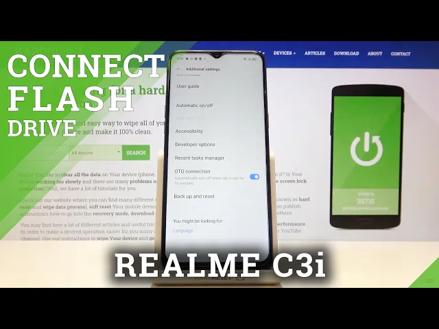 Video thumbnail for How to Use OTG Connection on REALME C3i – Open Developer Mode