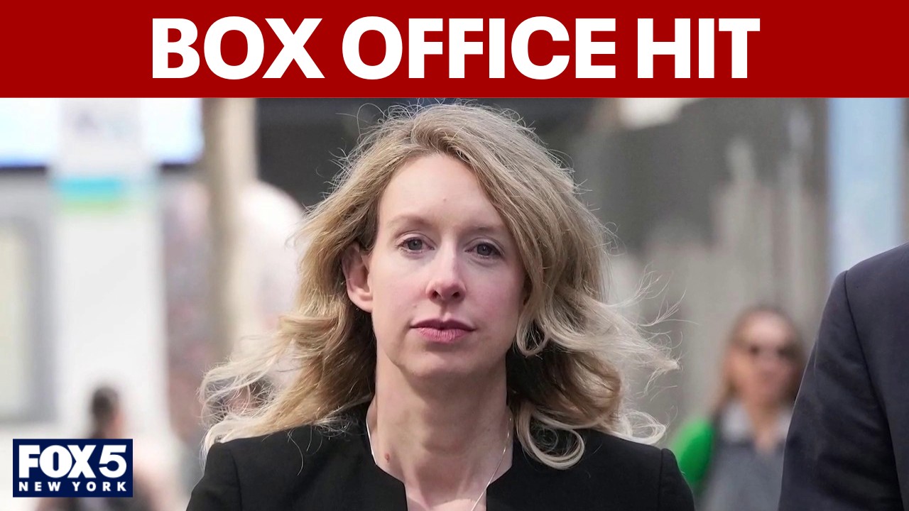 Video thumbnail for Fraudster Elizabeth Holmes documentary captivates NYC moviegoers