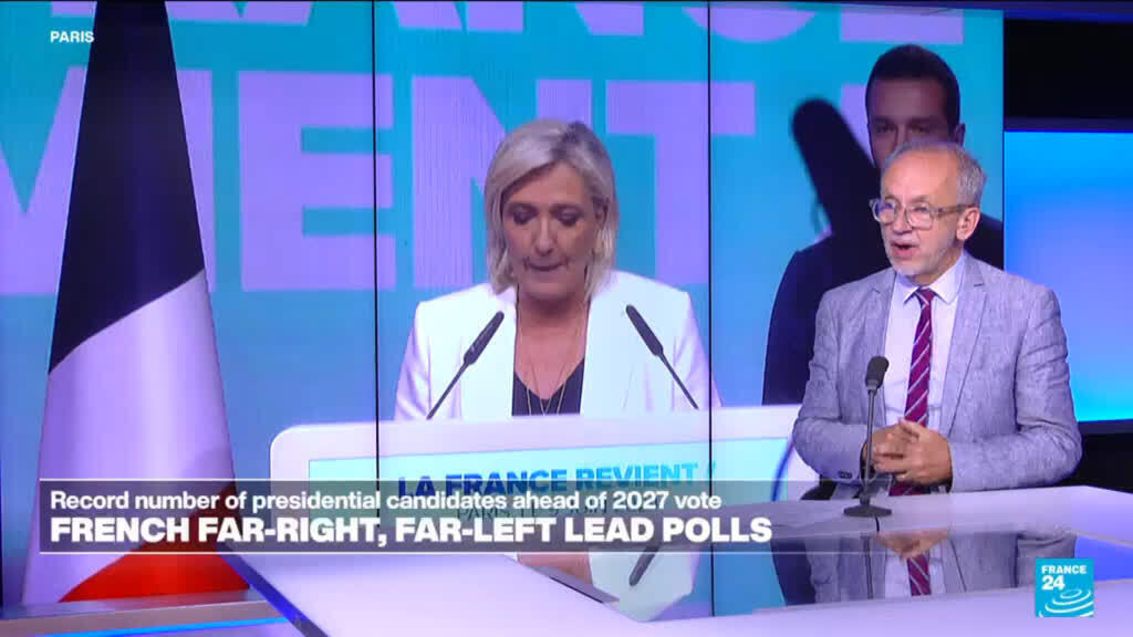 Video thumbnail for France: Far-right and far-left lead polls