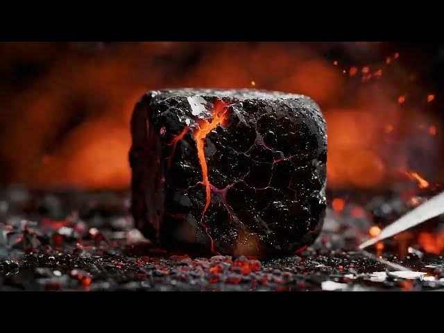 Video thumbnail for Cutting Solid Lava | Hyper-Realistic ASMR