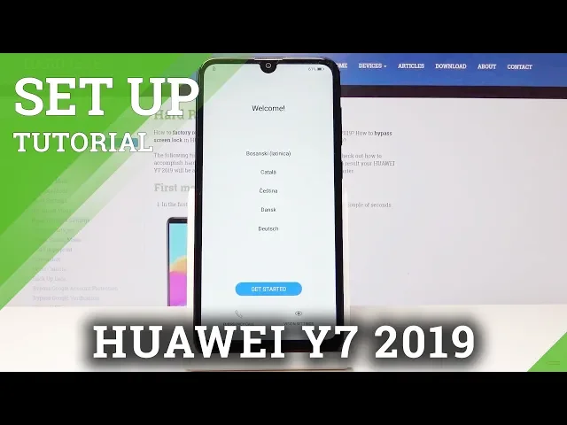 Video thumbnail for How to Set Up Huawei Y7 2019 - Configuration Process