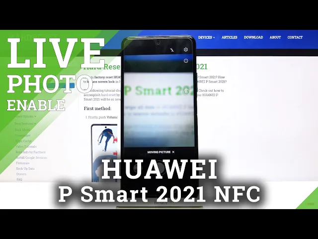 Video thumbnail for Huawei P Smart 2021 NFC - How to Take Moving Picture - Live Photo