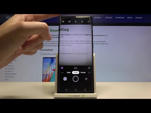 Video thumbnail for How to Choose Photo Size in LG Wing – Access Photo Settings