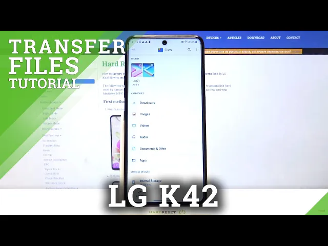 Video thumbnail for How to Transfer Files in LG K42 – Move Storage