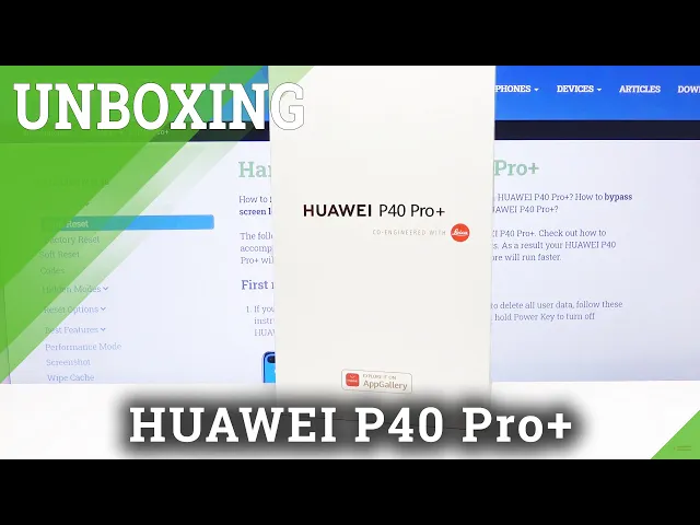 Video thumbnail for UNBOXING HUAWEI P40 Pro+ - What's inside / Quick Review