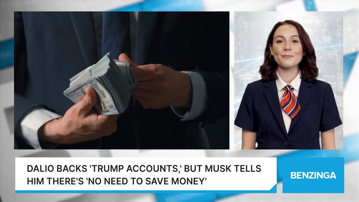 Video thumbnail for Dalio Backs 'Trump Accounts'