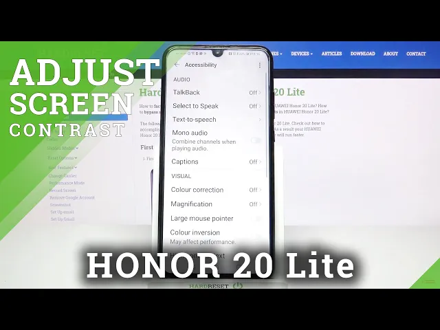 Video thumbnail for How to Activate High Contrast Text in Honor 20 Lite?