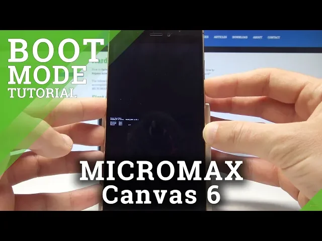 Video thumbnail for How to Enter Boot Mode on MICROMAX Canvas 6 - Exit Boot Mode
