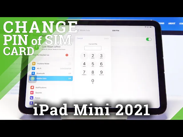 Video thumbnail for How to Change SIM PIN on APPLE iPad Mini 2021 - Personalize SIM Card PIN