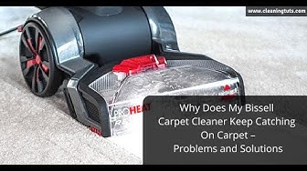 Video thumbnail for Why Does Bissell Carpet Cleaner Get Stuck on the Carpet & How to Unstuck It – CleaningTuts