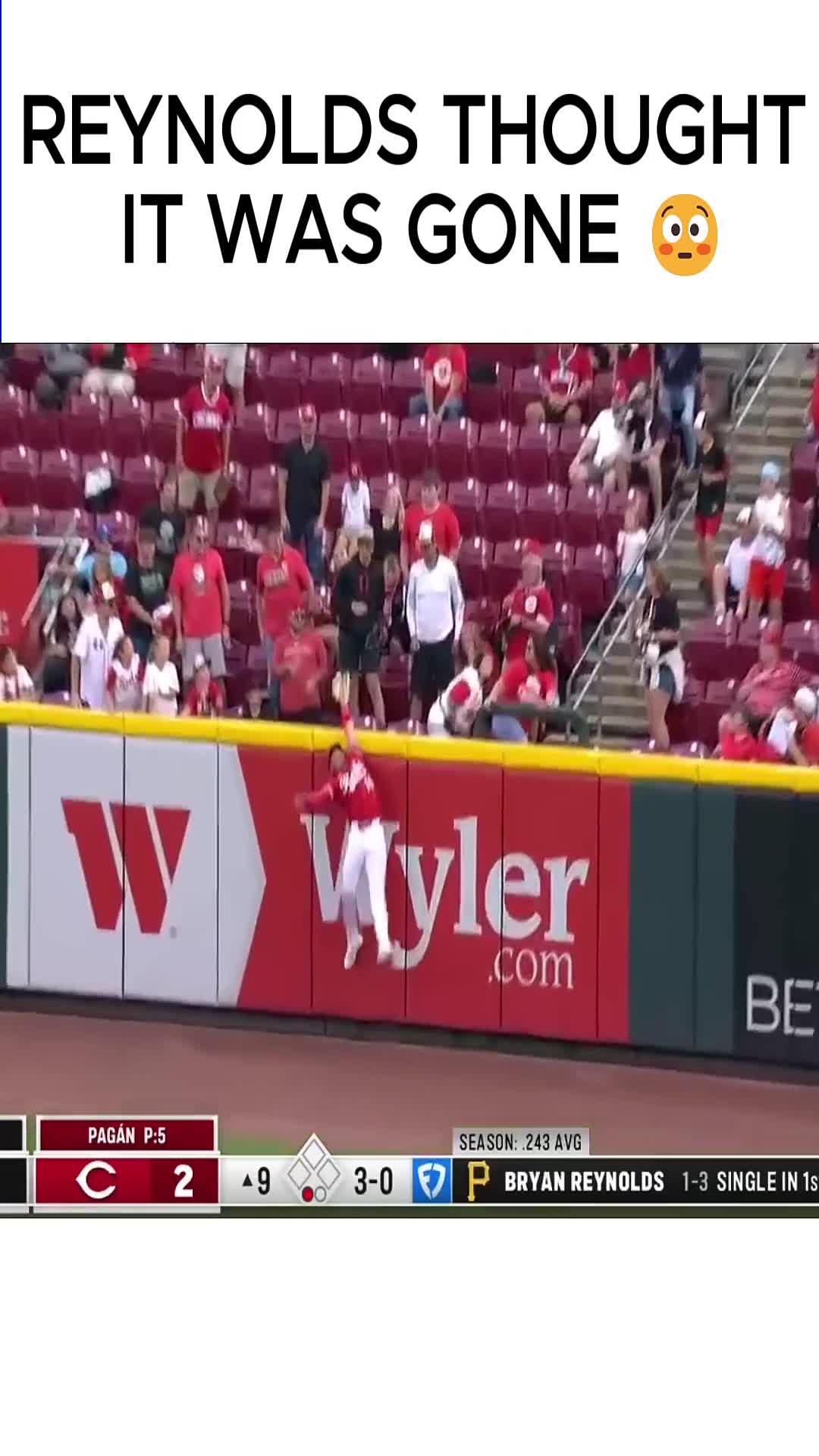 'Video thumbnail for Noelvi Marte SAVES the Game in the 9th 😳'