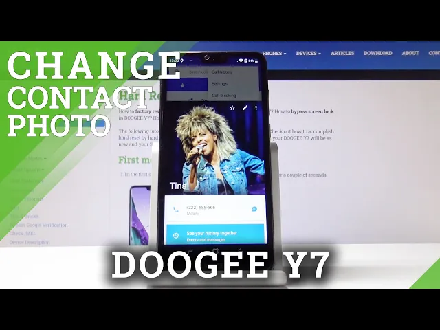 Video thumbnail for DOOGEE Y7 Add Photo to Contact / Personalize Contact