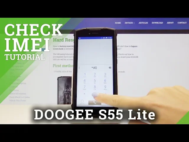 Video thumbnail for DOOGEE S55 Lite How to Check IMEI & Serial Number