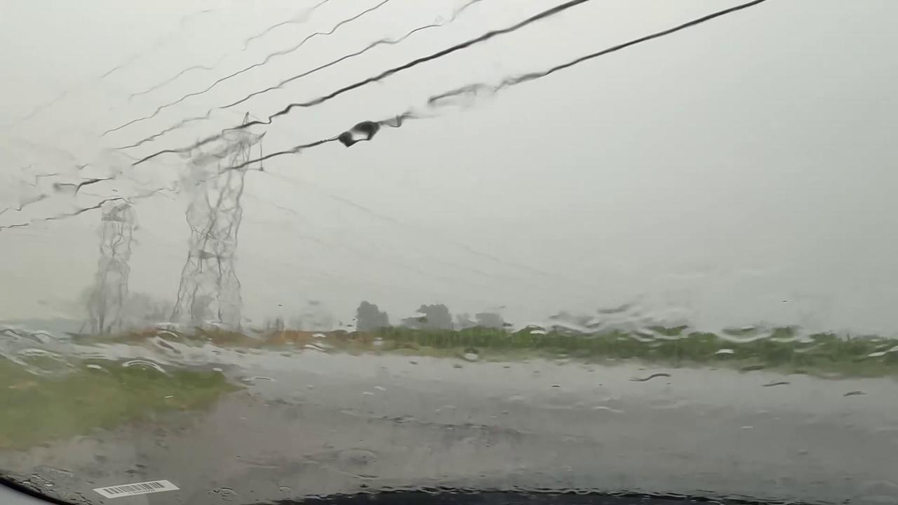 Video thumbnail for US: Wildfire Smoke and Heavy Rain in North Chili, NY.