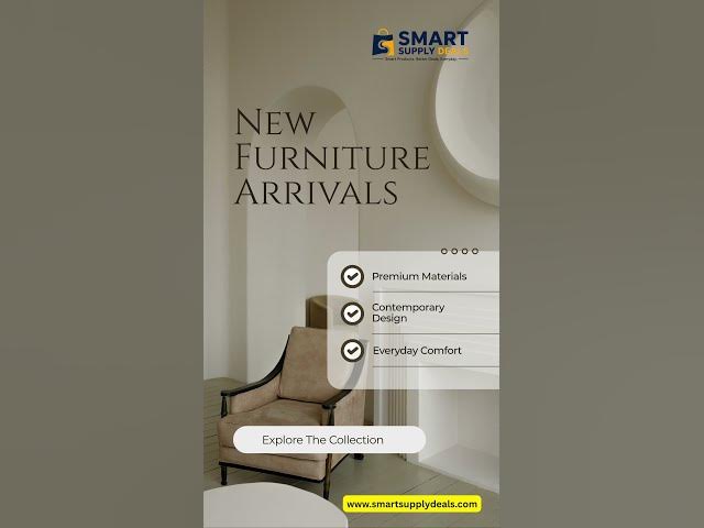 Video thumbnail for New Arrival Furniture for Home & Office