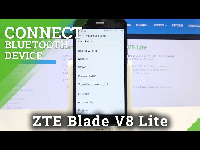 Video thumbnail for How to Connect Printer to ZTE Blade V8 Lite - Pair Device with Printer
