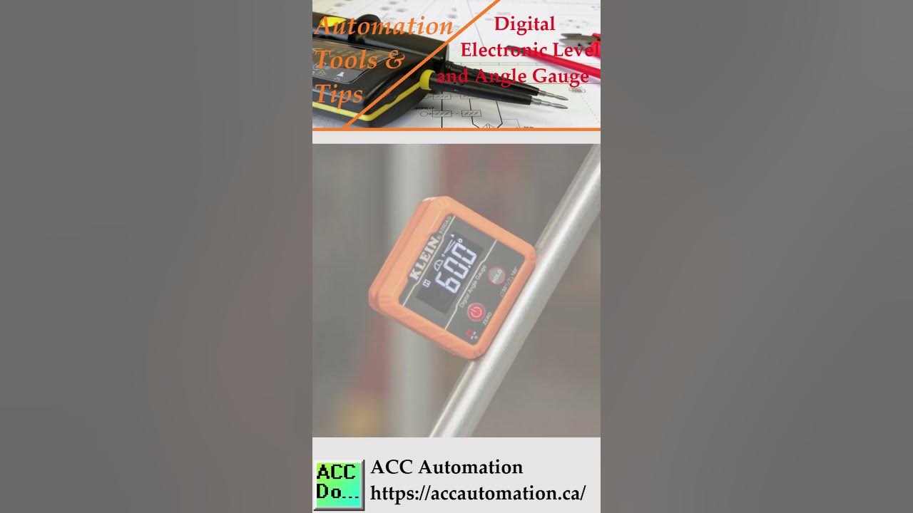 'Video thumbnail for Automation Tools - Digital Electronic Level and Angle Gauge'