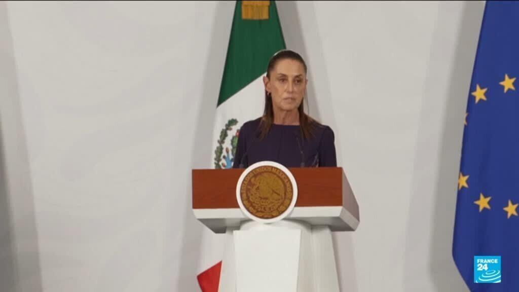 Video thumbnail for Mexico, EU sign stalled trade deal as they aim to diversify from US
