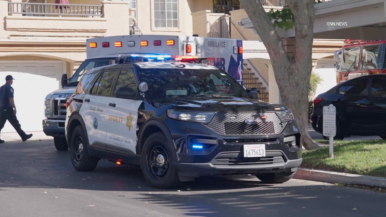 Video thumbnail for US, Los Angeles: Santa Clarita Vehicle Crash Into Apartment Building With Injuries.