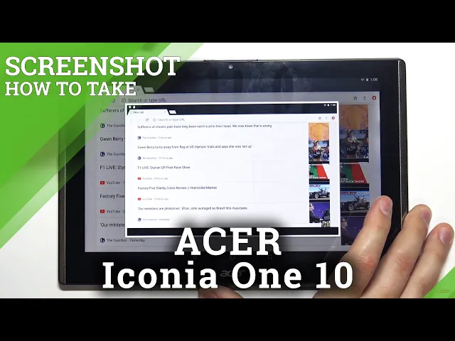 Video thumbnail for How to Take Screenshot in ACER Iconia One 10 – Catch Fleeting Content