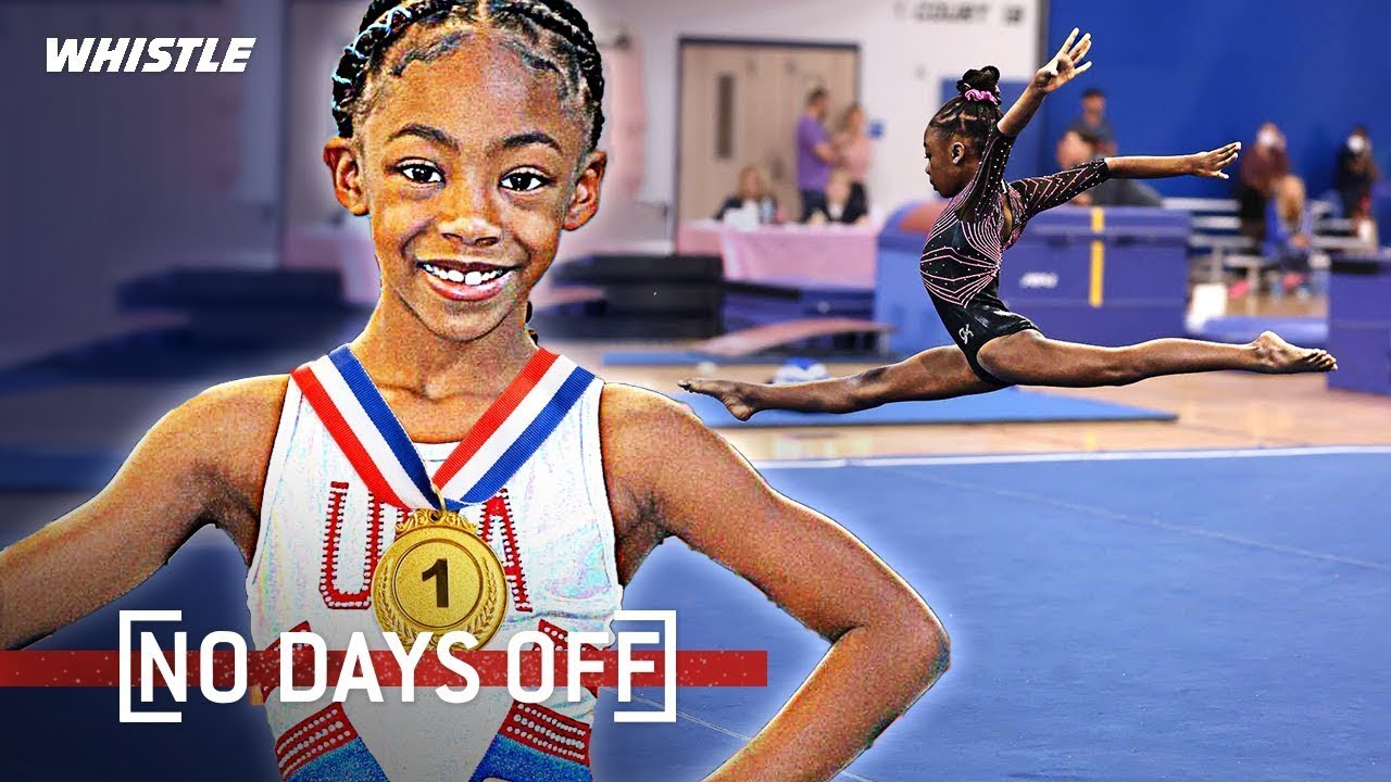 Video thumbnail for 7-Year-Old HIGH-FLYING Gymnast Wants Olympic GOLD!