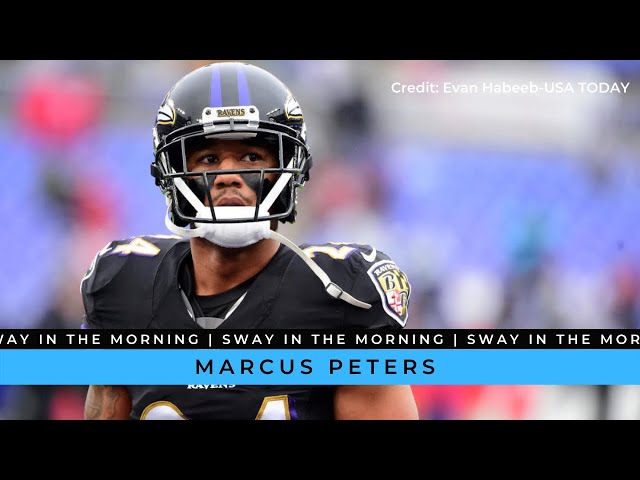 Video thumbnail for Baltimore Ravens Cornerback Marcus Peters Represents for Oakland on Sway In The Morning