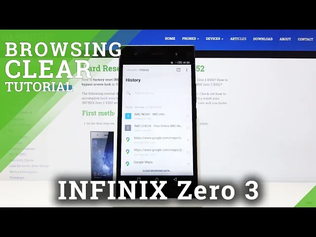 Video thumbnail for How to Clear Browsing Data in INFINIX Zero 3 – Clear History