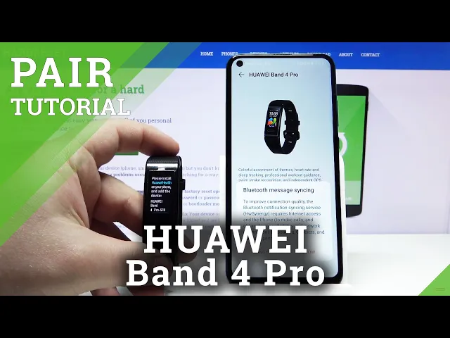 Video thumbnail for How to Pair HUAWEI Band 4 Pro with Smartphone – Connect Devices