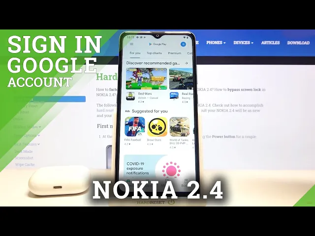Video thumbnail for NOKIA 2.4 and Google Play Store Options - Add another Google Play Account