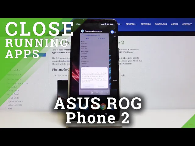 Video thumbnail for How to Turn Off Running Apps in ASUS ROG Phone 2 – Disable Background Apps