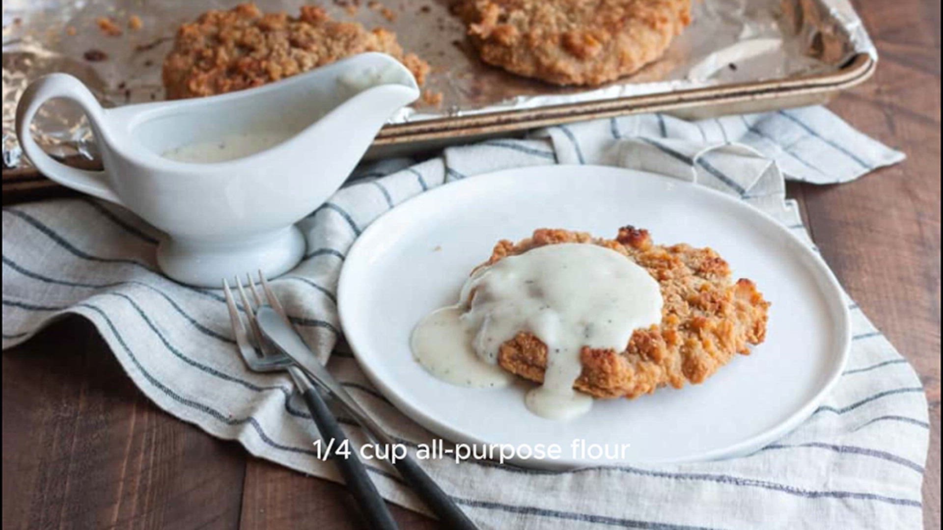 'Video thumbnail for White Gravy Recipe'