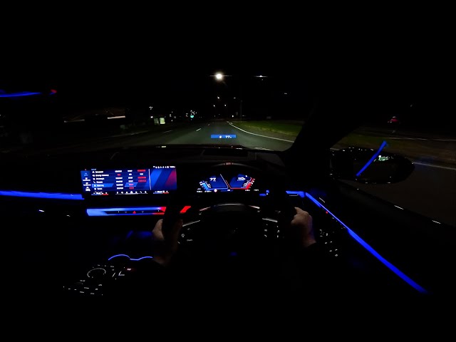 Video thumbnail for 2025 BMW M5 G90 Night POV Test Drive - 727HP Hybrid Power & Interior Lighting