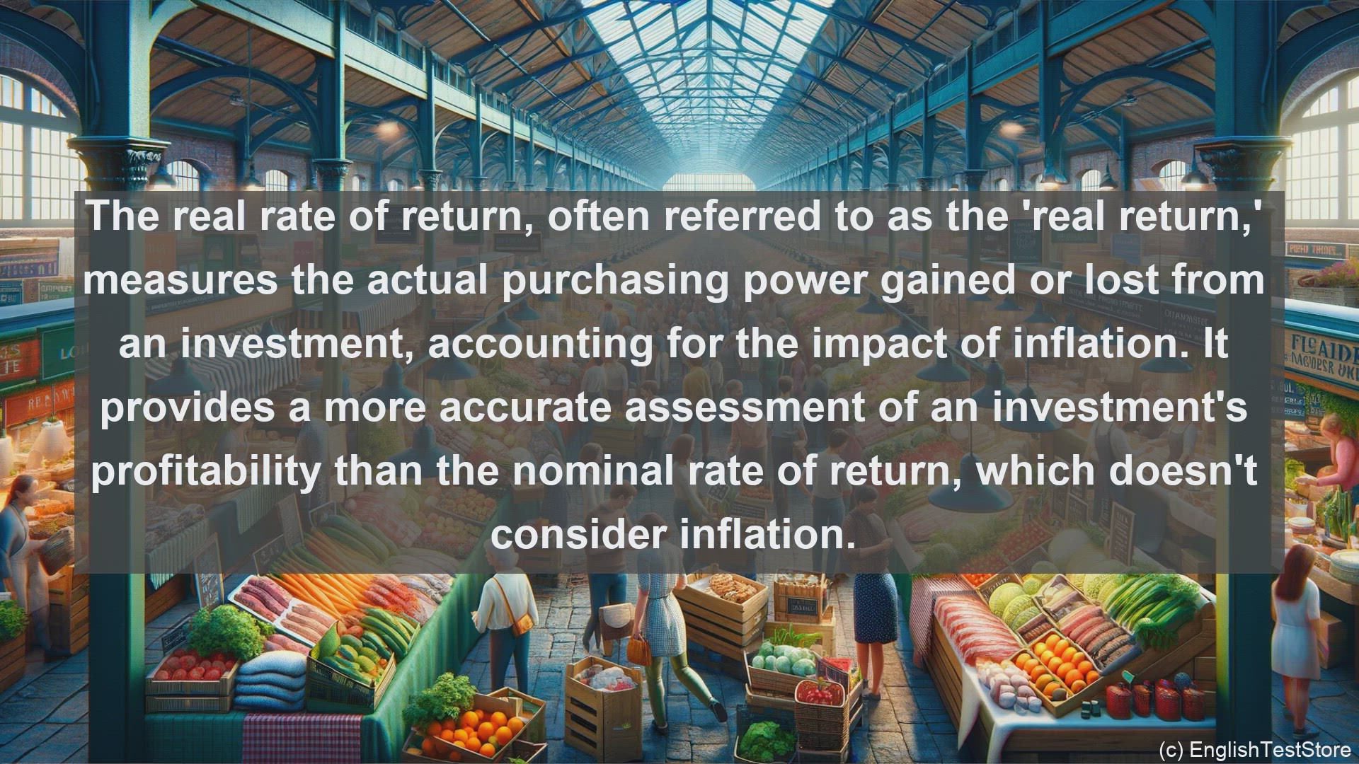 'Video thumbnail for Real rate of return return in economics and finance'