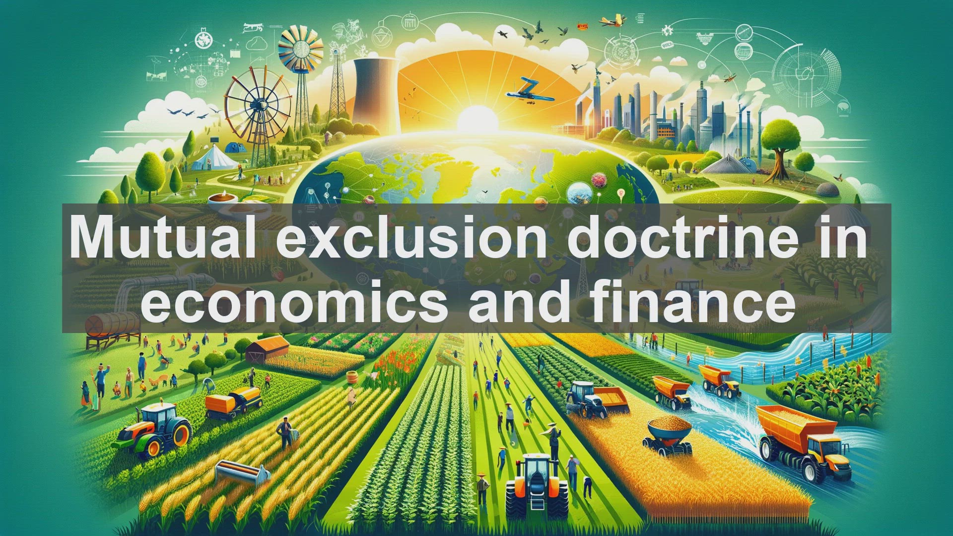 'Video thumbnail for Mutual exclusion doctrine in economics and finance'