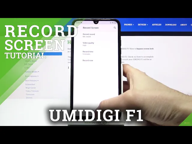 Video thumbnail for How to Record Screen on UMIDIGI F1 – Screen Videos