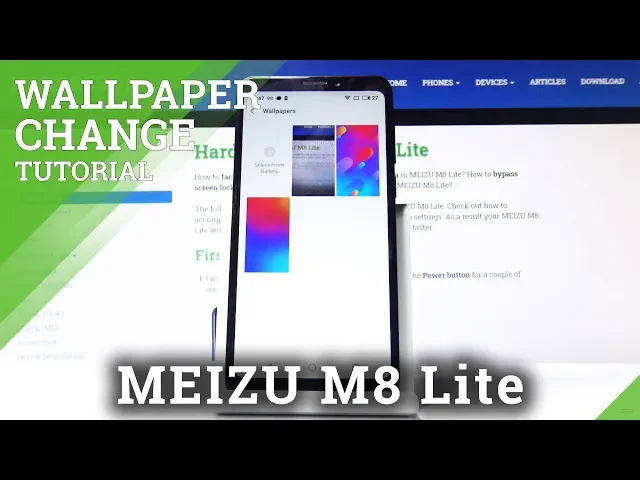 Video thumbnail for How to Update Desktop Look in MEIZU M8 Lite – Change Wallpaper