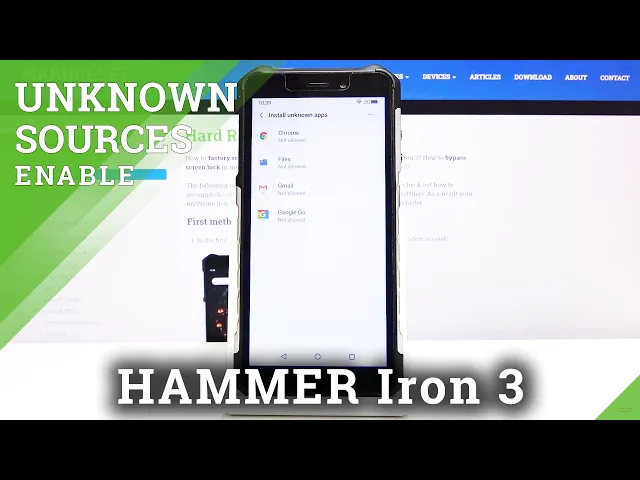 Video thumbnail for How to Unlock Unknown Sources in Hammer Iron 3 - Install Unknown Apps
