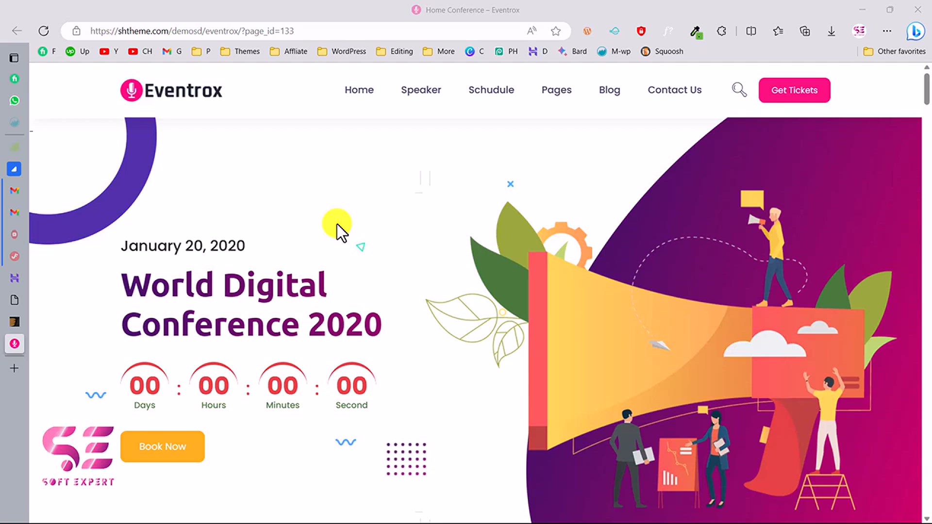 'Video thumbnail for Eventrox - Conference and Event WordPress Theme'