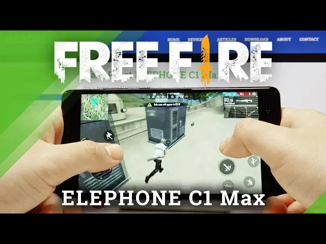 Video thumbnail for GAME TEST Elephone C1 Max - Garena Free Fire