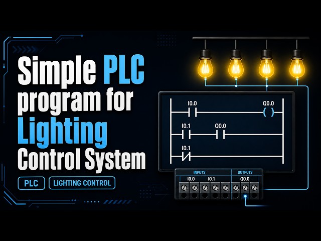 Video thumbnail for Simple PLC program for Lighting Control System