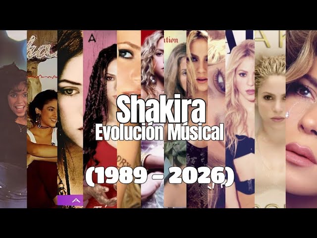 Video thumbnail for Shakira - Evolución Músical (1988 -2026) | #1