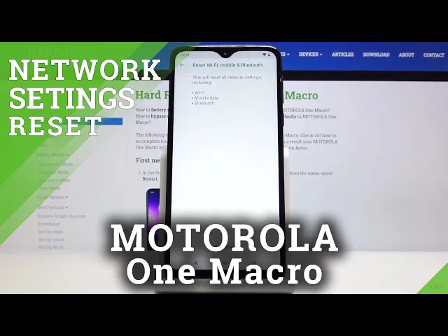 Video thumbnail for How to Reset Network Settings in MOTOROLA One Macro – Reset Network Customization