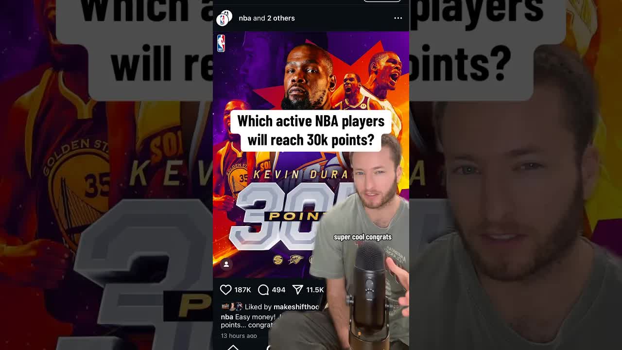 Video thumbnail for Which NBA Players will join the 30K Club?