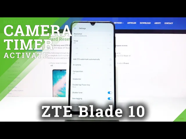 Video thumbnail for How to Set Up Camera Timer in ZTE Blade 10 – Use Camera Timer