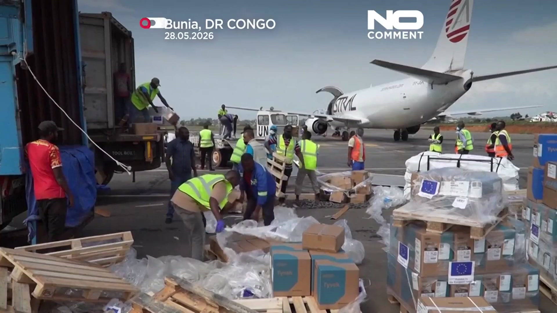 Video thumbnail for DR Congo steps up Ebola response as cases rise and EU aid arrives