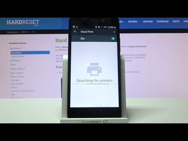 Video thumbnail for How to Connect Printer on Lenovo K6 – Pair Printer to Smartphone