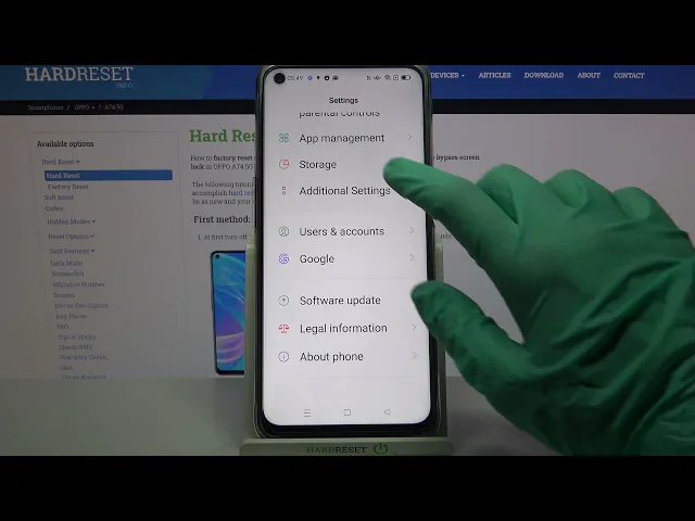 Video thumbnail for How to Turn On / Off High Contrast Text in Oppo A74 5G - Make Font More Visible