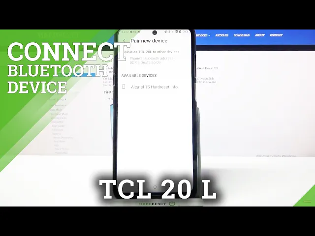 Video thumbnail for How to Connect via Bluetooth in TCL 20 L - Use Wireless Connection