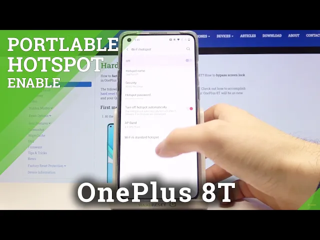 Video thumbnail for How to Activate Portable Hotspot in OnePlus 8T – Configure Wi-Fi Connection