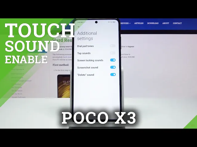 Video thumbnail for How to Change Touch Sounds in POCO X3 – Turn Off Touch Sounds